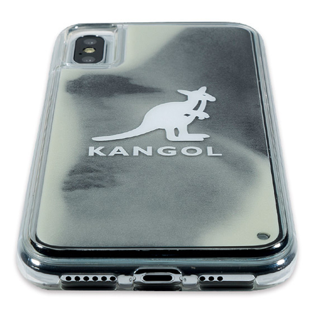 【iPhoneXS/X ケース】KANGOL NEON SAND LOGO (BLK)サブ画像