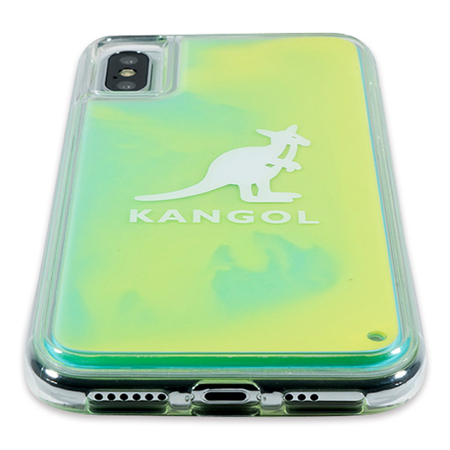 【iPhoneXS/X ケース】KANGOL NEON SAND LOGO (YEL)サブ画像
