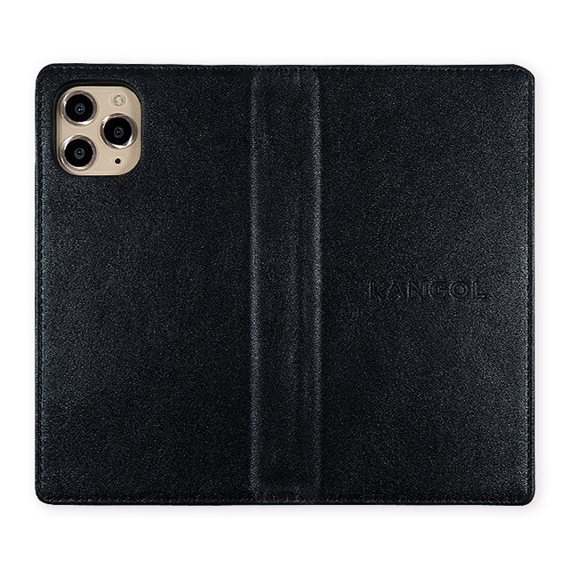 【iPhone11 Pro ケース】KANGOL EMBOSS LOGO (BLK)サブ画像