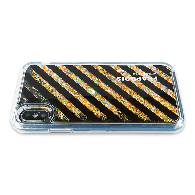 【iPhoneXS/X ケース】FRAPBOIS グリッターケース (STRIPE GLD)goods_nameサブ画像