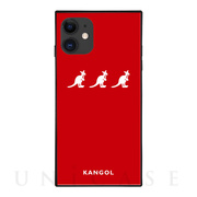 【iPhone11/XR ケース】KANGOL スクエア型 ガラ...