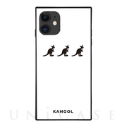 【iPhone11/XR ケース】KANGOL スクエア型 ガラ...