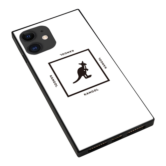 【iPhone11/XR ケース】KANGOL スクエア型 ガラスケース [KANGOL SQUARE(WHT)]goods_nameサブ画像