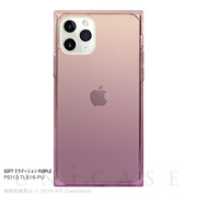 【iPhone11 Pro ケース】TILE SOFT グラデーション (PURPLE)