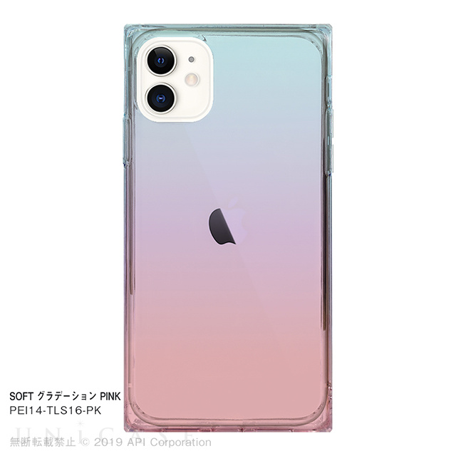 【iPhone11 ケース】TILE SOFT グラデーション (PINK)