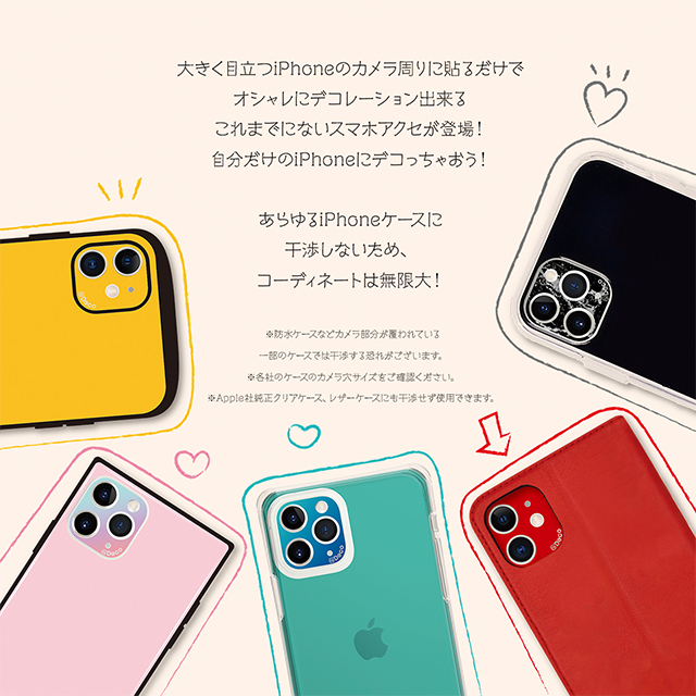 【iPhone11 Pro/11 Pro Max】i’s Deco (ネオンカラー YELLOW)サブ画像
