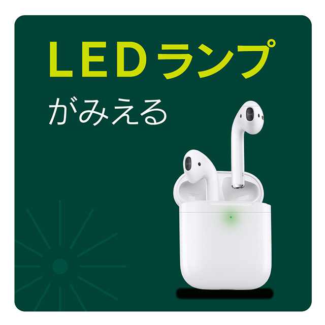 【AirPods(第2/1世代) ケース】衝撃吸収 極薄軽量 シリコンケース (クリアホワイト)goods_nameサブ画像