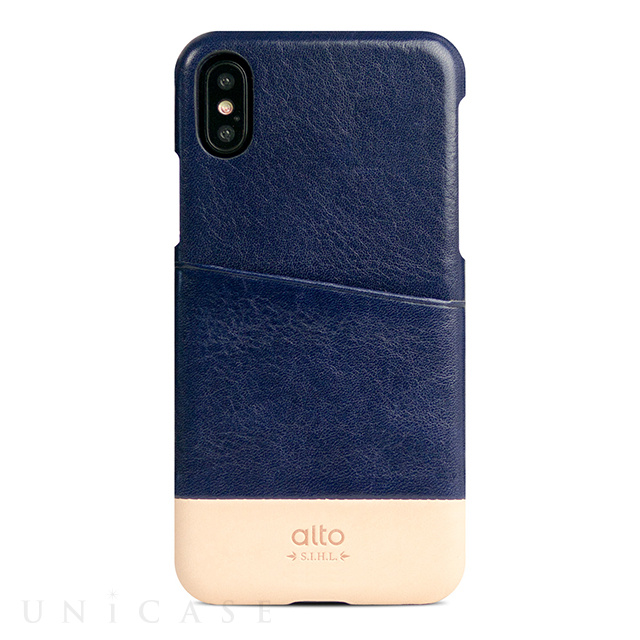 【iPhoneXS/X ケース】Metro (Navy × Original)