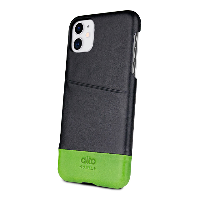 【iPhone11 ケース】Metro (Raven × Lime)goods_nameサブ画像