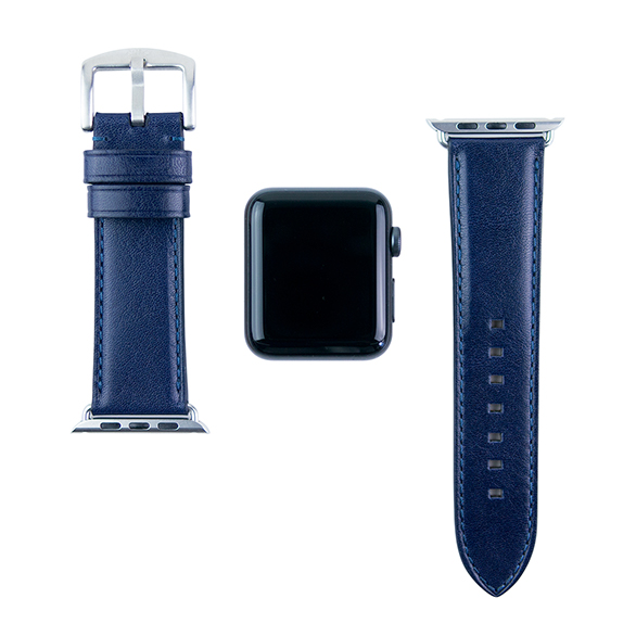 【Apple Watch バンド 44/42mm】Apple Watch band (Navy) for Apple Watch SE(第2/1世代)/Series6/5/4/3/2/1サブ画像