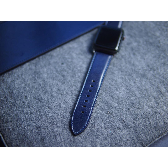 【Apple Watch バンド 44/42mm】Apple Watch band (Navy) for Apple Watch SE(第2/1世代)/Series6/5/4/3/2/1サブ画像