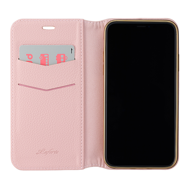 【iPhoneXS/X ケース】“Shrink” PU Leather Book Case (Pink)サブ画像