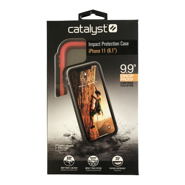 【iPhone11 ケース】Catalyst 衝撃吸収ケース (ブラックレッド)goods_nameサブ画像