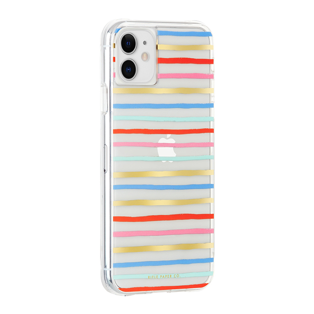 【iPhone11/XR ケース】RIFLE PAPER × Case-Mate (Happy Stripes)サブ画像