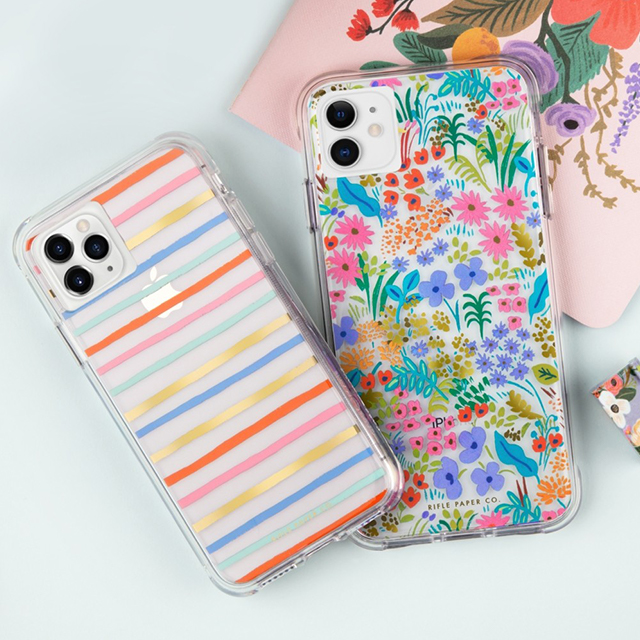 【iPhone11 Pro Max ケース】RIFLE PAPER × Case-Mate (Happy Stripes)goods_nameサブ画像