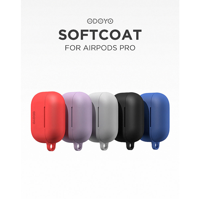 【AirPods Pro(第1世代) ケース】Soft Coat (Black)サブ画像