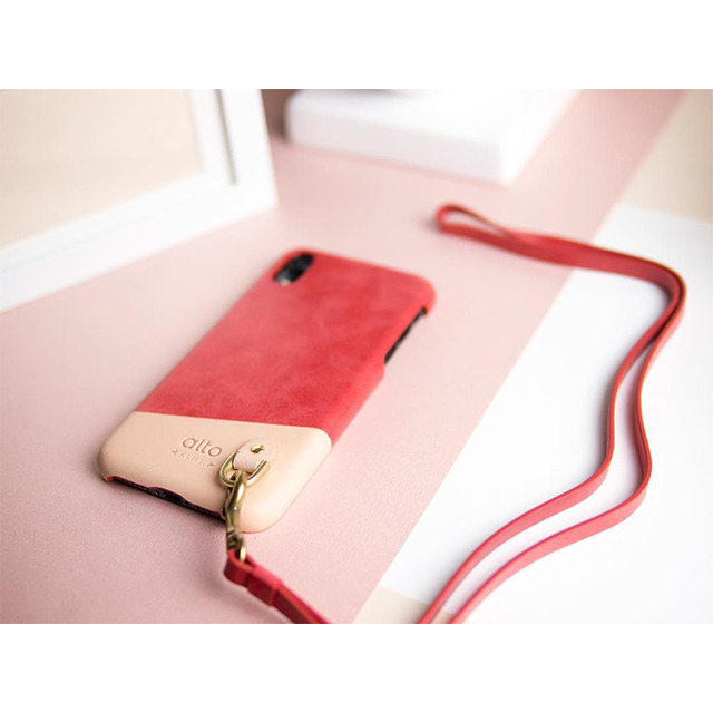 Leather Neck Strap (Coral)サブ画像