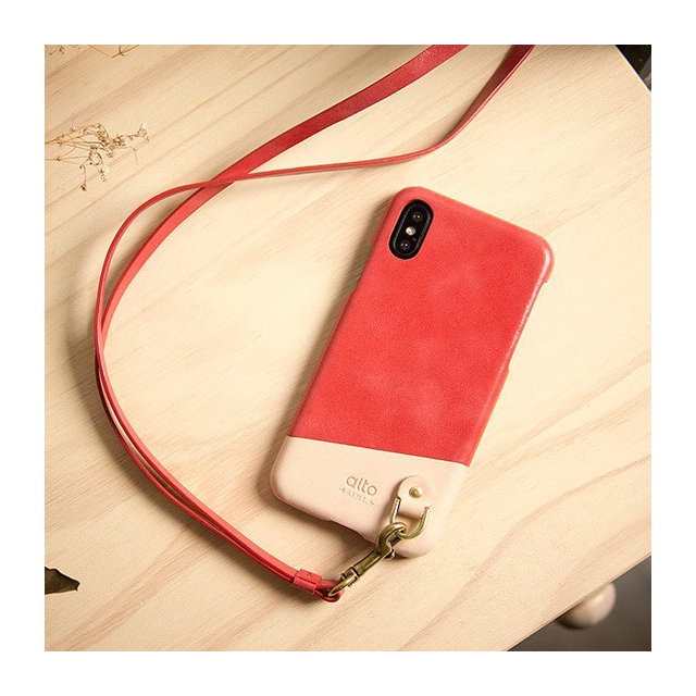 Leather Neck Strap (Coral)サブ画像