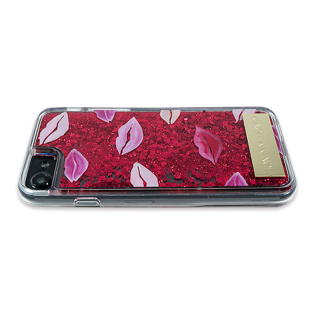 【iPhone8/7/6s/6 ケース】HONEY MI HONEY 背面ケース (PINK KISS GLITTER RED)goods_nameサブ画像