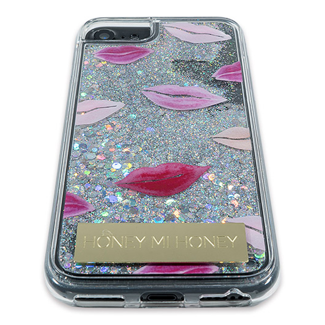 【iPhone8/7/6s/6 ケース】HONEY MI HONEY 背面ケース (PINK KISS GLITTER AUR)サブ画像