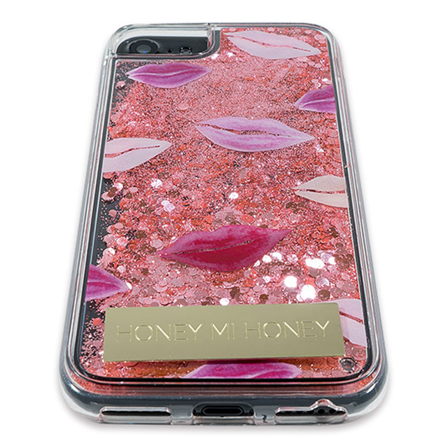 【iPhone8/7/6s/6 ケース】HONEY MI HONEY 背面ケース (PINK KISS GLITTER PNK)goods_nameサブ画像