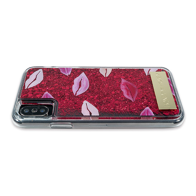 【iPhoneXS/X ケース】HONEY MI HONEY 背面ケース (PINK KISS GLITTER RED)goods_nameサブ画像