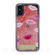 【iPhoneXS/X ケース】HONEY MI HONEY 背面ケース (PINK KISS GLITTER PNK)