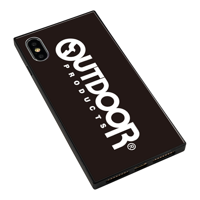 【iPhoneXS/X ケース】OUTDOOR スクエア型 ガラスケース (BIG LOGO)サブ画像