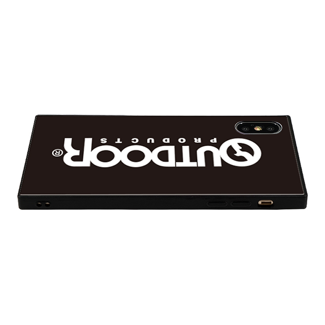 【iPhoneXS/X ケース】OUTDOOR スクエア型 ガラスケース (BIG LOGO)サブ画像