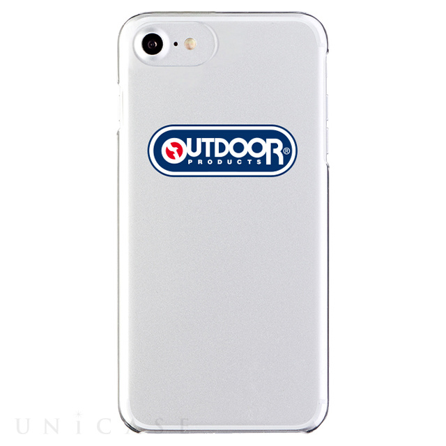 【iPhone8/7/6s/6 ケース】OUTDOOR クリアケース (LOGO_BLUE)