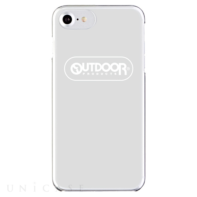 【iPhone8/7/6s/6 ケース】OUTDOOR クリアケース (LOGO_WHITE)