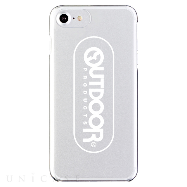 【iPhone8/7/6s/6 ケース】OUTDOOR クリアケース (BIG LOGO WHITE)