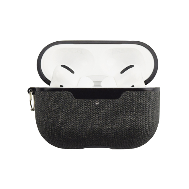 【AirPods Pro(第1世代) ケース】AirPods Pro Texture Case（fabric-black）サブ画像