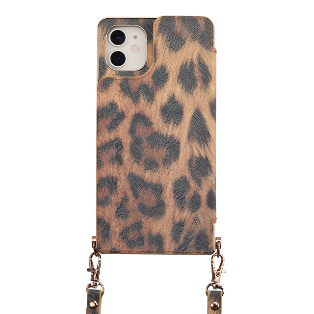 【iPhone11/XR ケース】Cross Body Case Animal Series for iPhone11（leopard）goods_nameサブ画像