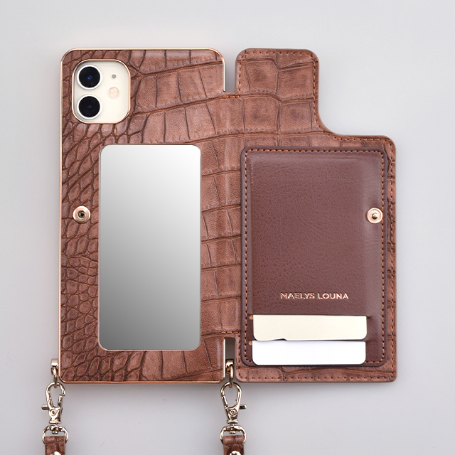 【iPhone11/XR ケース】Cross Body Case Animal Series for iPhone11（crocodile）サブ画像