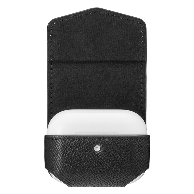 【AirPods Pro(第1世代)/AirPods(第3世代) ケース】“EURO Passione” PU Leather Case (Black)goods_nameサブ画像