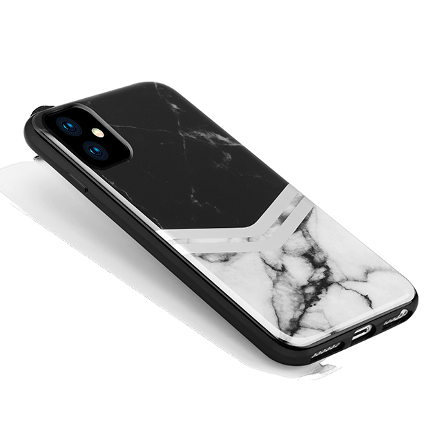 【iPhone11 ケース】BLACK MARBLE (LARA CHEVRON)goods_nameサブ画像