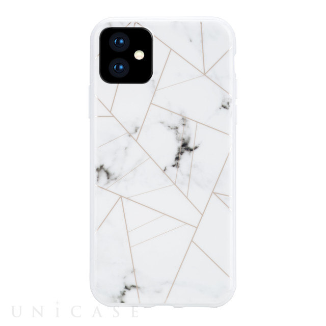 【iPhone11 ケース】WHITE MARBLE (AVANI WHITE COPPER)