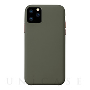 【iPhone11 Pro ケース】Macaron VEGAN LEATHER (OLIVE)