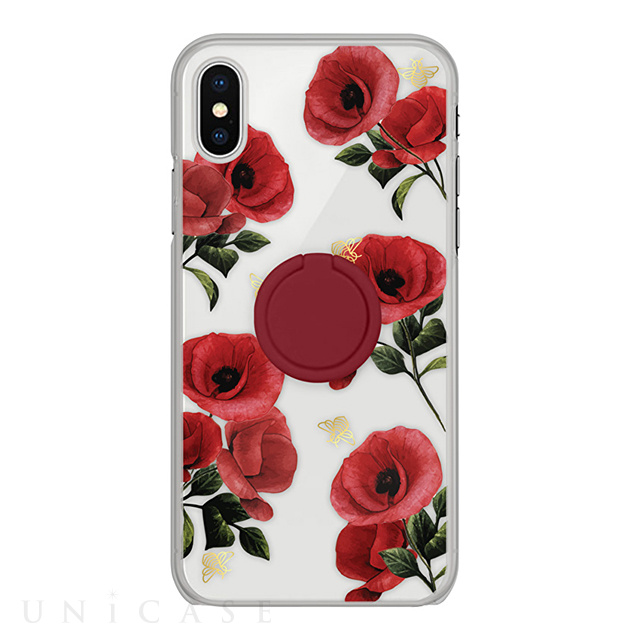 【iPhoneXS/X ケース】CASE RING FLORALS (KYLIE)