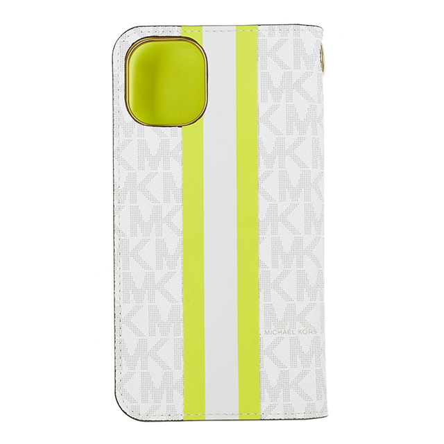 【iPhone11 Pro ケース】Folio Case Lime Stripe with Charmgoods_nameサブ画像