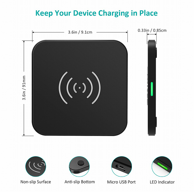 Wireless charger T511S-RE (red)サブ画像