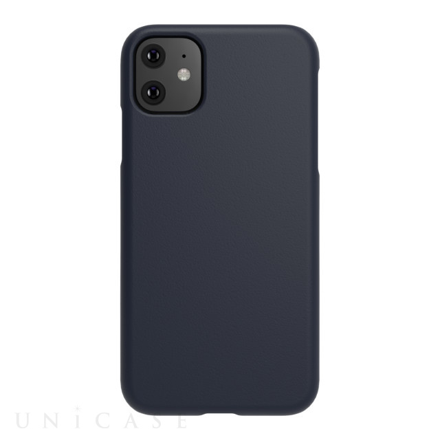 【iPhone11 ケース】LINKASE TRUE-LEATHER  (ネイビー)