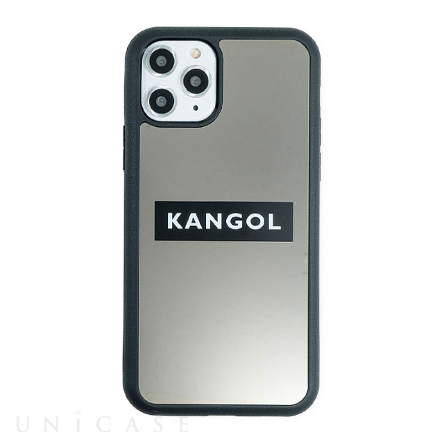 【iPhone11 Pro ケース】KANGOL MIRROR BOX LOGO (BLK)