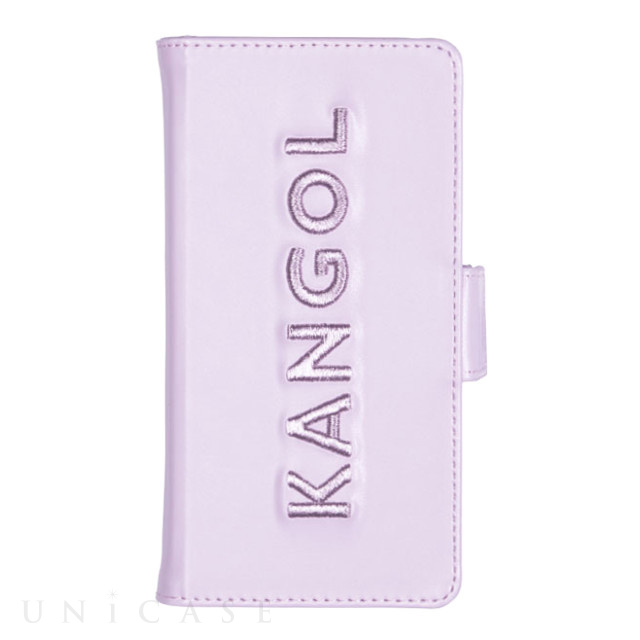 【iPhone11 Pro ケース】KANGOL EMBROIDERY LOGO MIRROR (LAV)