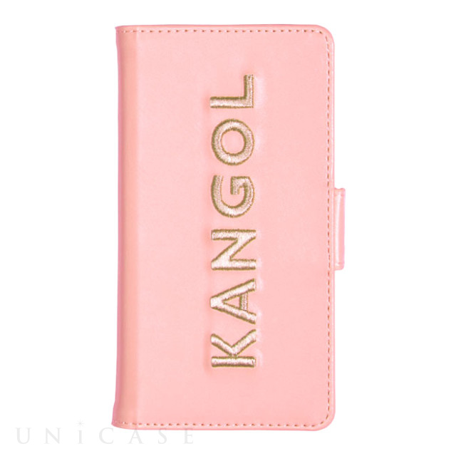 【iPhone11 Pro ケース】KANGOL EMBROIDERY LOGO MIRROR (PNK)