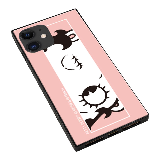 【iPhone11/XR ケース】Betty Boop スクエア型 ガラスケース (PINK)goods_nameサブ画像
