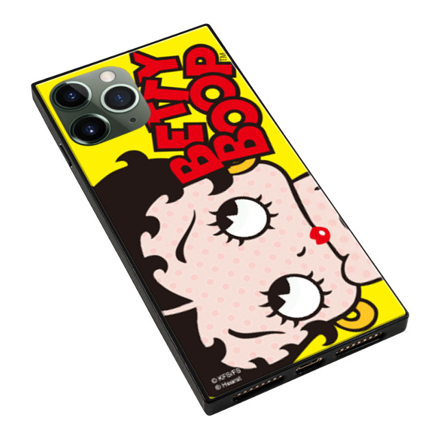 【iPhone11 Pro ケース】Betty Boop スクエア型 ガラスケース (YELLOW)サブ画像