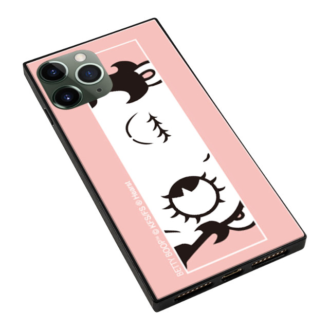 【iPhone11 Pro ケース】Betty Boop スクエア型 ガラスケース (PINK)goods_nameサブ画像