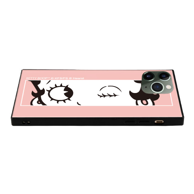 【iPhone11 Pro ケース】Betty Boop スクエア型 ガラスケース (PINK)goods_nameサブ画像